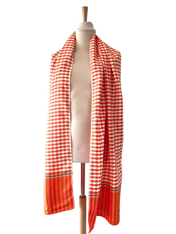 O Grand Krama Pop Laranja por atacado de Krama Heritage