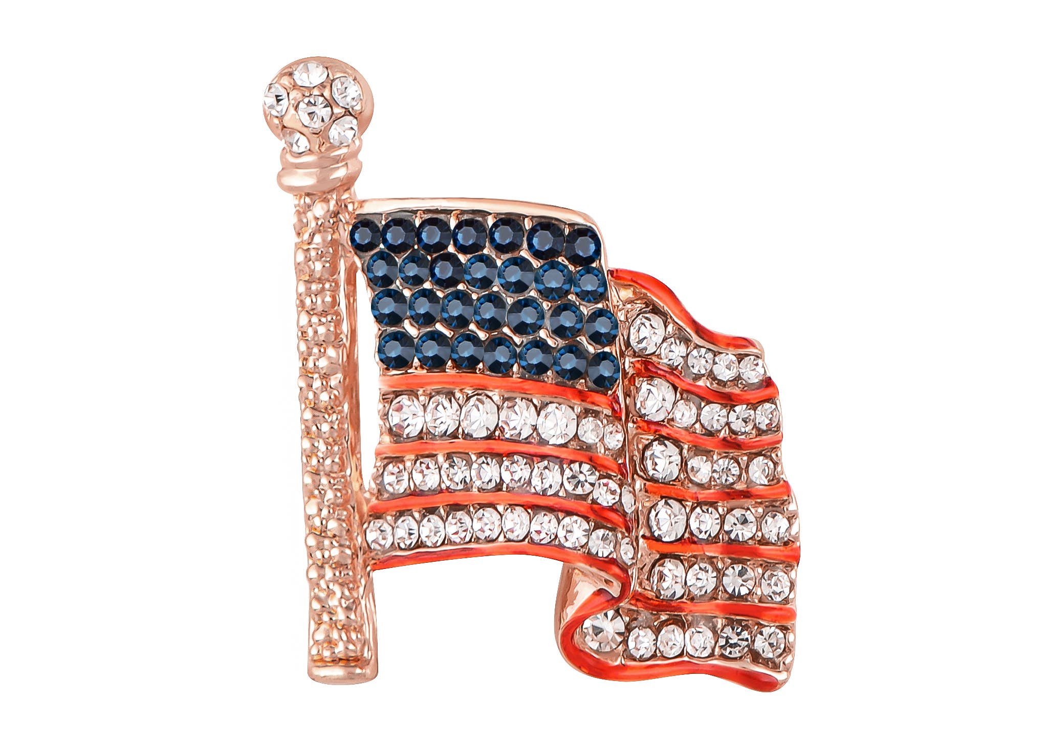 AK Brand – Großhandel Broschen – Brosche mit amerikanischer Flagge der USA, 4. Juli104