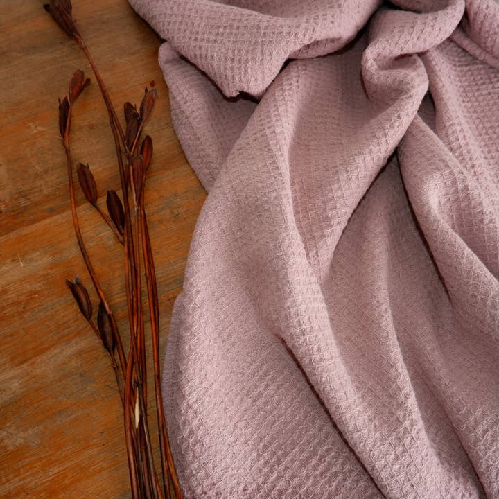 NorraVilla - Wholesale Bath Towel - dark gray - waffle linen towel7