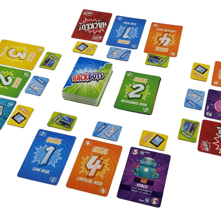 Blue Ninja Studios - Wholesale Card Game - HackBots Family Strategy Card Game4
