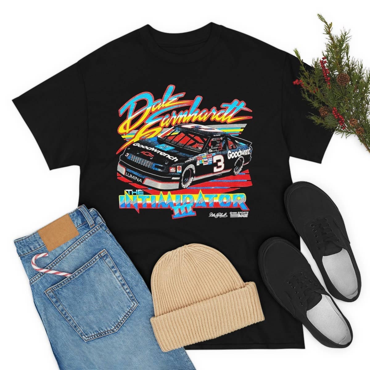 TheKingShirt - Wholesale Graphic Sweatshirt - Women's - Vintage Nascar Racing T-Shirt with Dale Earnhardt Design3