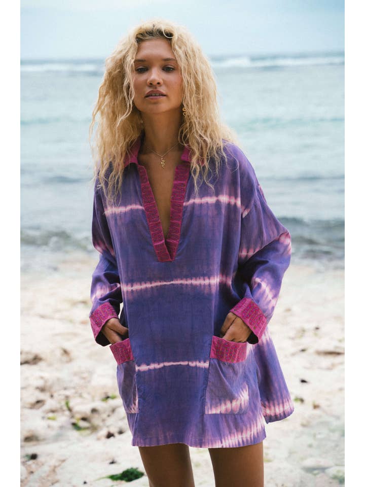 Isla Sol - Wholesale Swim cover-up – Women’s - Serpent Beach Shirt1
