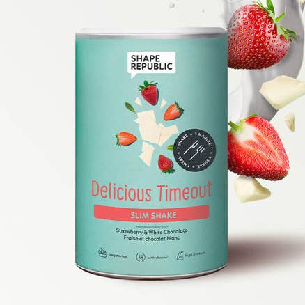 Shape Republic - Wholesale Powdered Health Drink - Slim Shake Strawberry & White Chocolate (300g)0