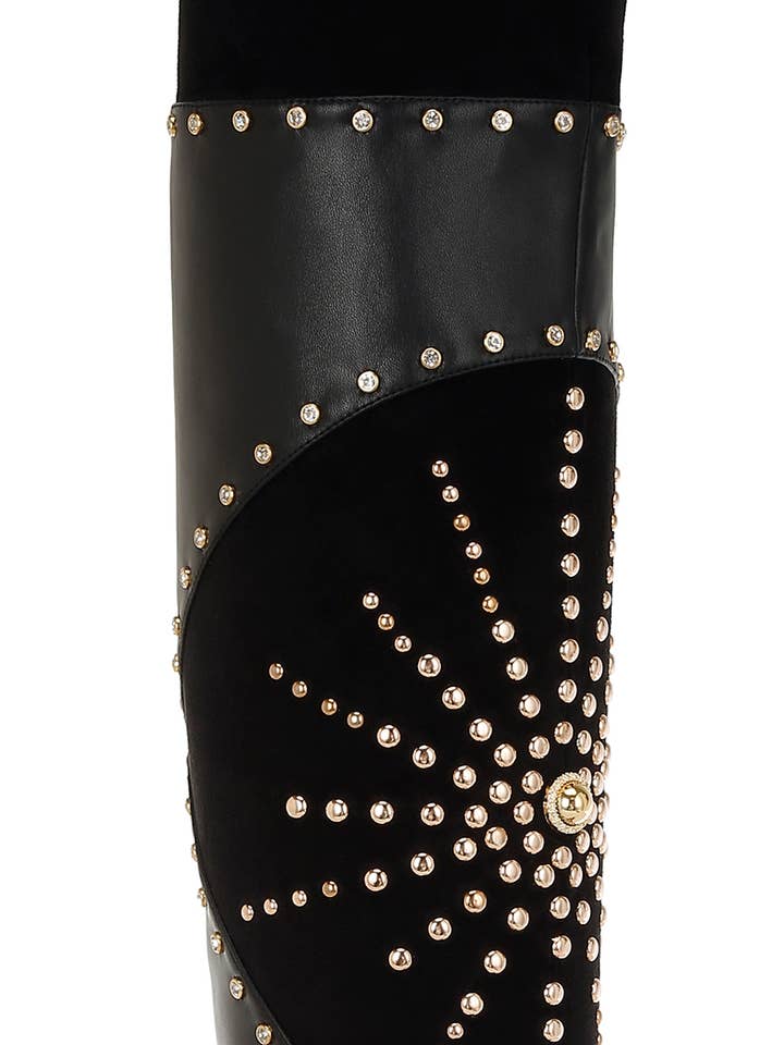 Rag Company - Wholesale Boots – Women’s - Medira Pointed Toe Embellished Stiletto Boots2