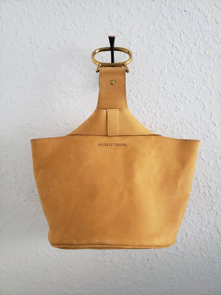 House of Takura - Wholesale Tote Bag - Women's - All Leather Sling Tote8