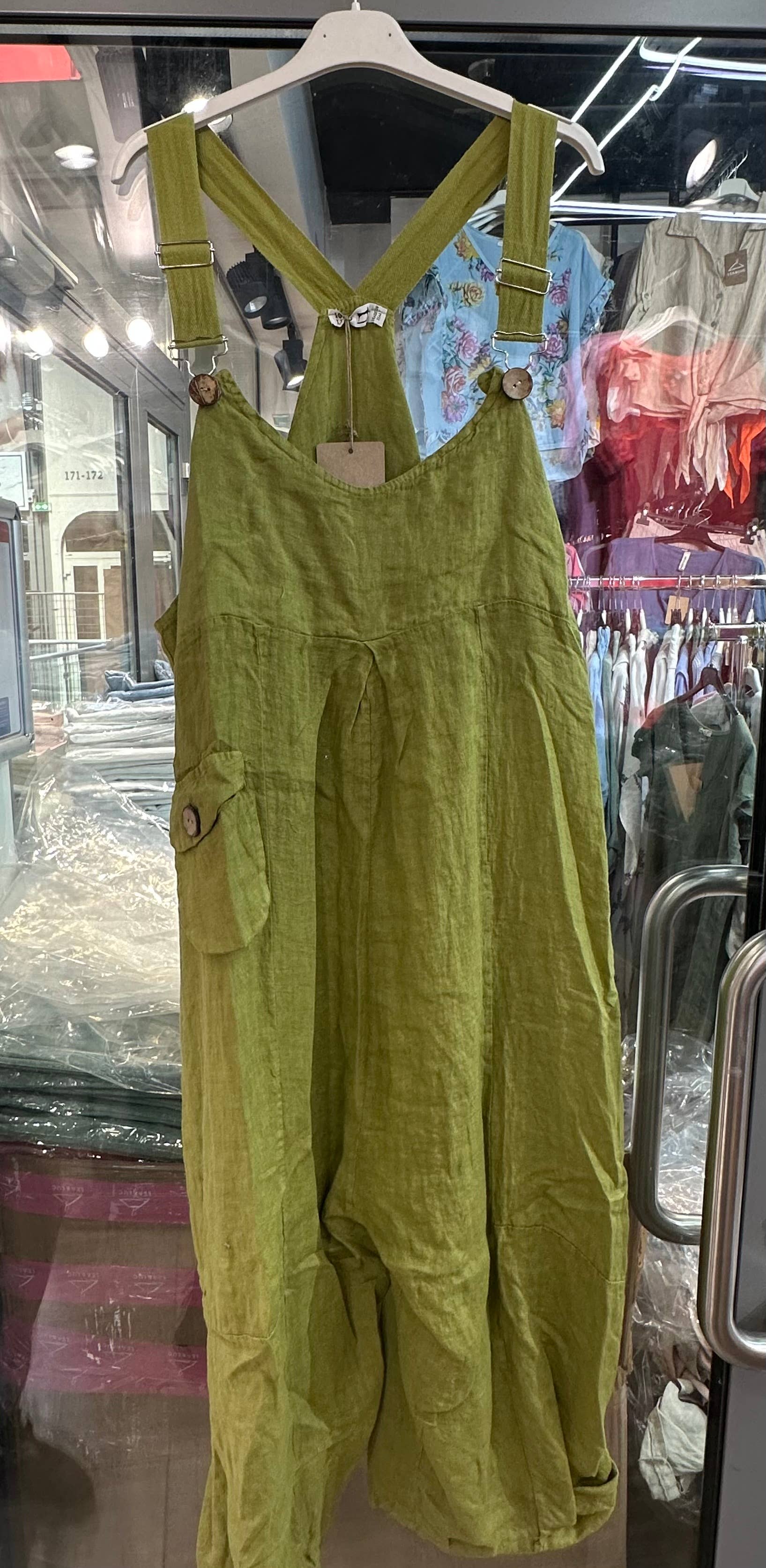 LÉA & LUC - Wholesale Overalls - Women's - 100% linen jumpsuit REF. 7222916