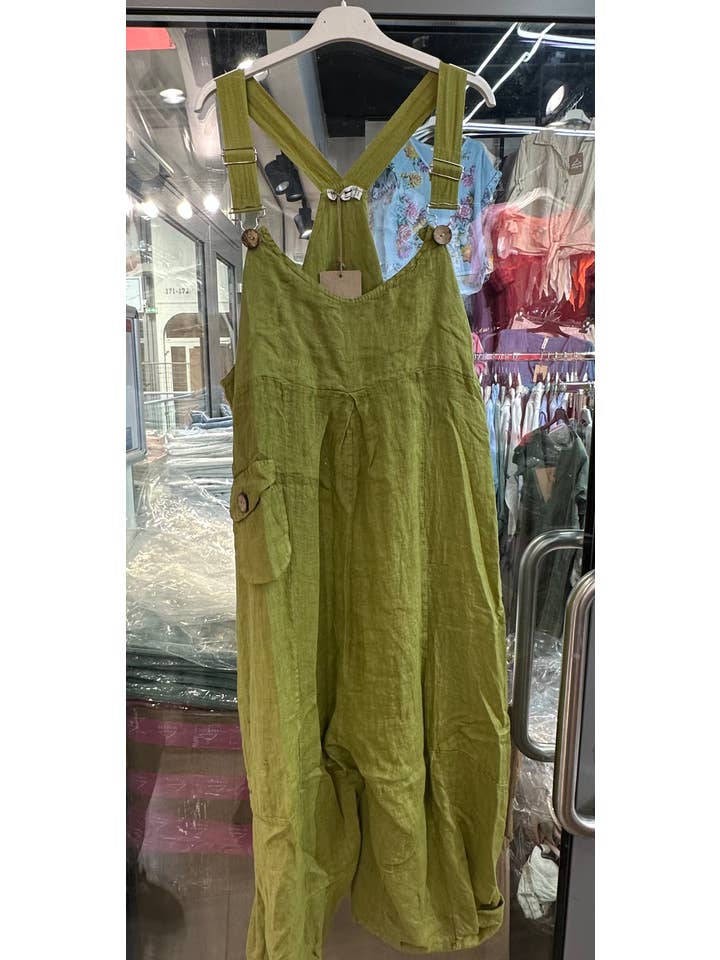 LÉA & LUC - Wholesale Overalls - Women's - 100% linen jumpsuit REF. 7222916