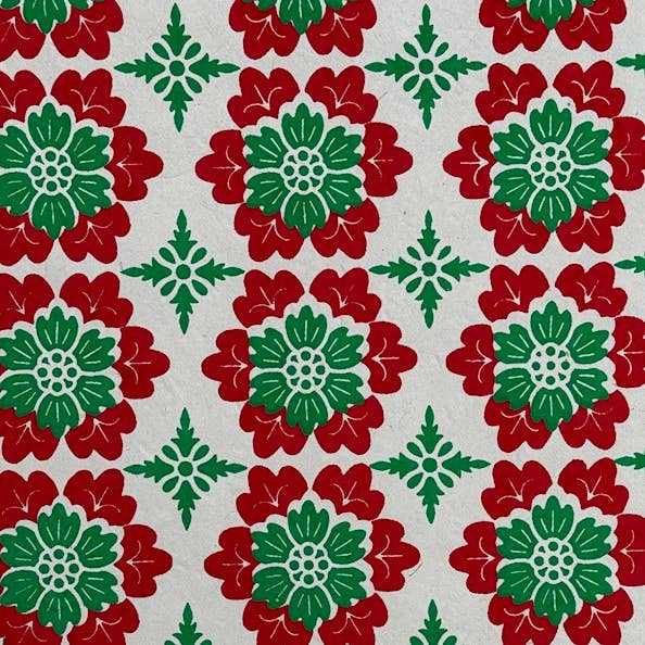 Giftsland - Wholesale Flat Wrap - 20x30 New floral tiles paper1