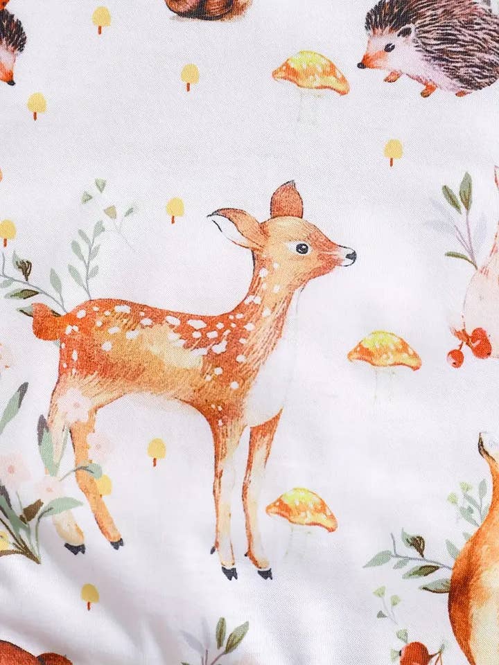 Huis Van Merken - Wholesale Jumpsuit - Baby - Cartoon Animal Print Baby Bodysuit | Long Sleeve Round Neck Climbing Suit4