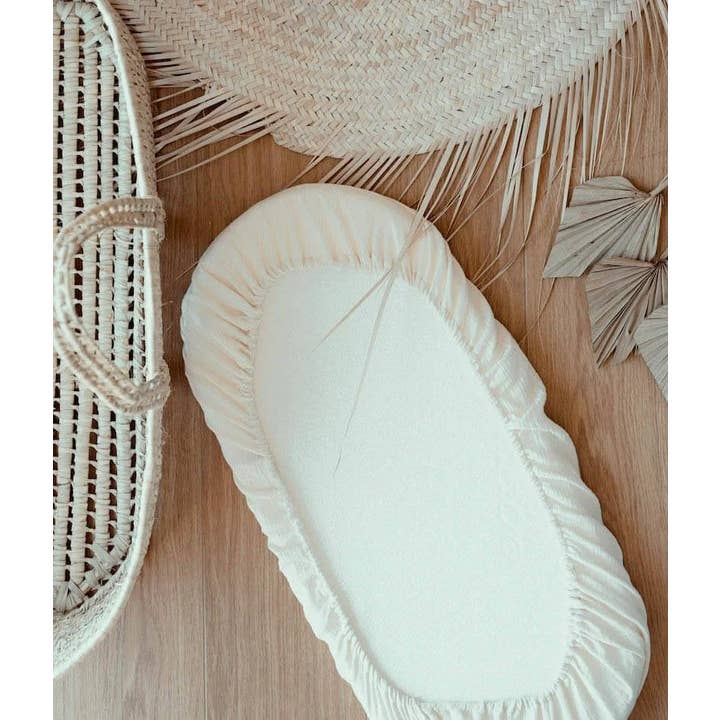 Manufacture des bébés français – wholesale Spjälsängslakan – Ecru Moses korg påslakan