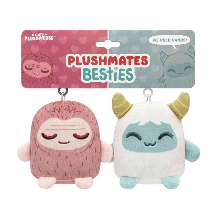 Plushiverse Yeti & Bigfoot Plushmates Besties for wholesale by TeeTurtle
