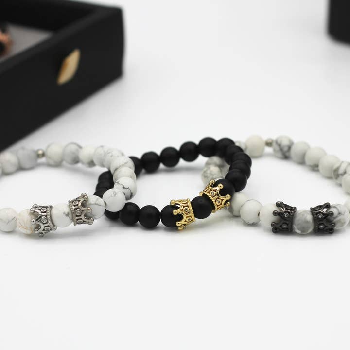 HAYSTYLE – wholesale Smycken - Herr – Mäns armband - kunglig krona lyxgåva för män