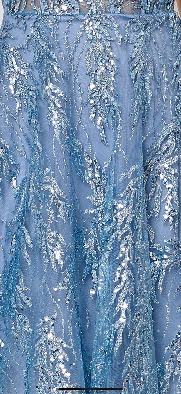 Eva & Lola - Epsilonn - Wholesale Formele jurk - Dames - HM2235 - Mouwloze maxi-jurk met pailletten4