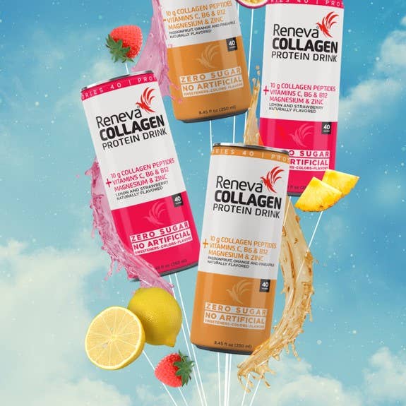 Reneva Collagen Drink and Powders - Wholesale Sports/energy drink - Reneva Collagen Protein Drink - Strawberry & Lemon5