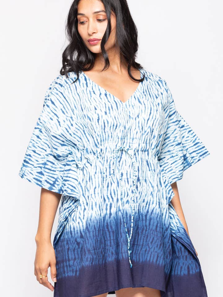 Sevya Handmade - Wholesale Kaftan - Women's - Shibori Cotton Caftan Tops