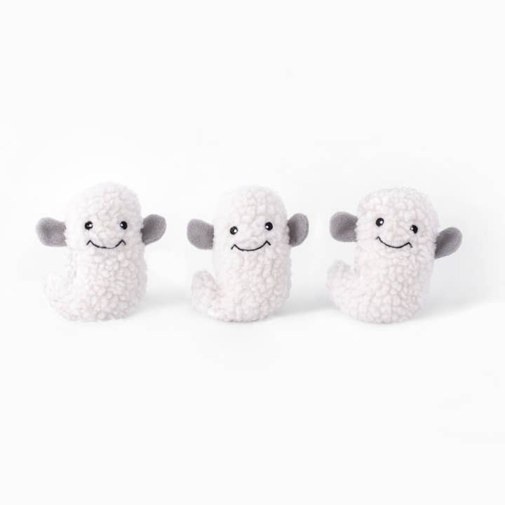 ZippyPaws - Wholesale Pet Plush Toy - Dog - Zippy Burrow - Coffin with Ghosts - Dog Toy