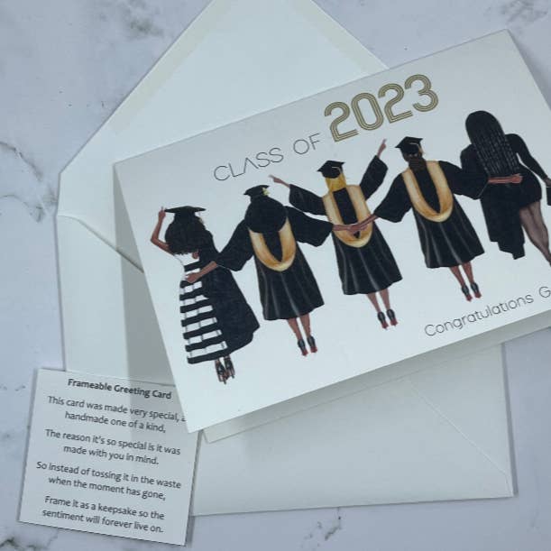 D. Johnson & Co Greetings - Wholesale Graduation Card - A Sisterhood of graduates3