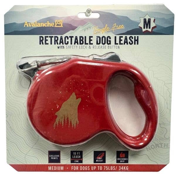 Avalanche Pet Products - #55447 - 10Foot Retractable Leash - for wholesale by St. Louis Wholesale LLC