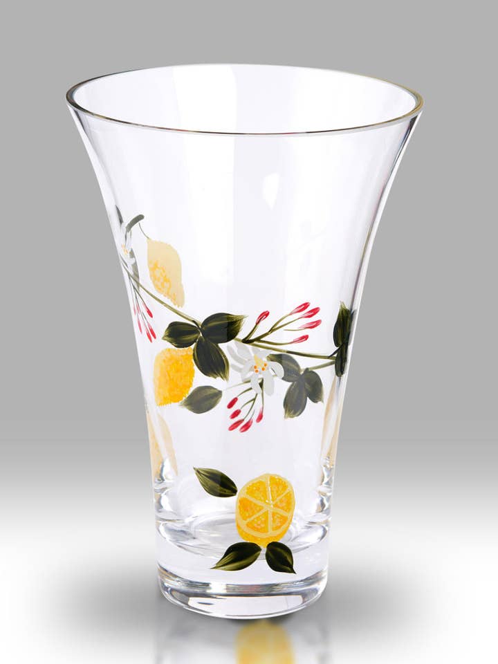 Lemon Grove 19 cm Flared Vase - 2288-22 for wholesale by Nobile Glassware Ltd.