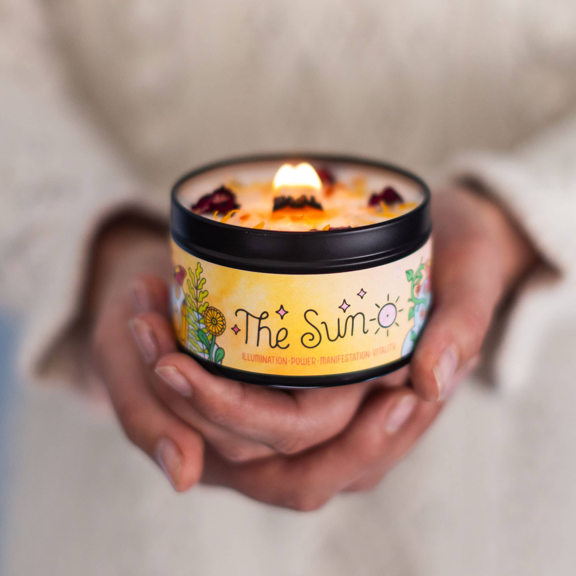 Rachel Beyer - Wholesale Travel Candles - The Sun Aromatherapy Soy Candle - Orange Floral4