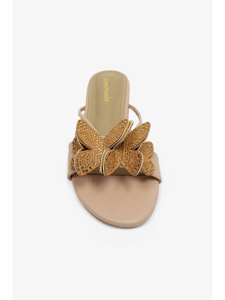 Lemonade Shoes - Wholesale Sandals - Women's - SABETHA - Sandals w/ Sparkling Butterfly Embellishment21