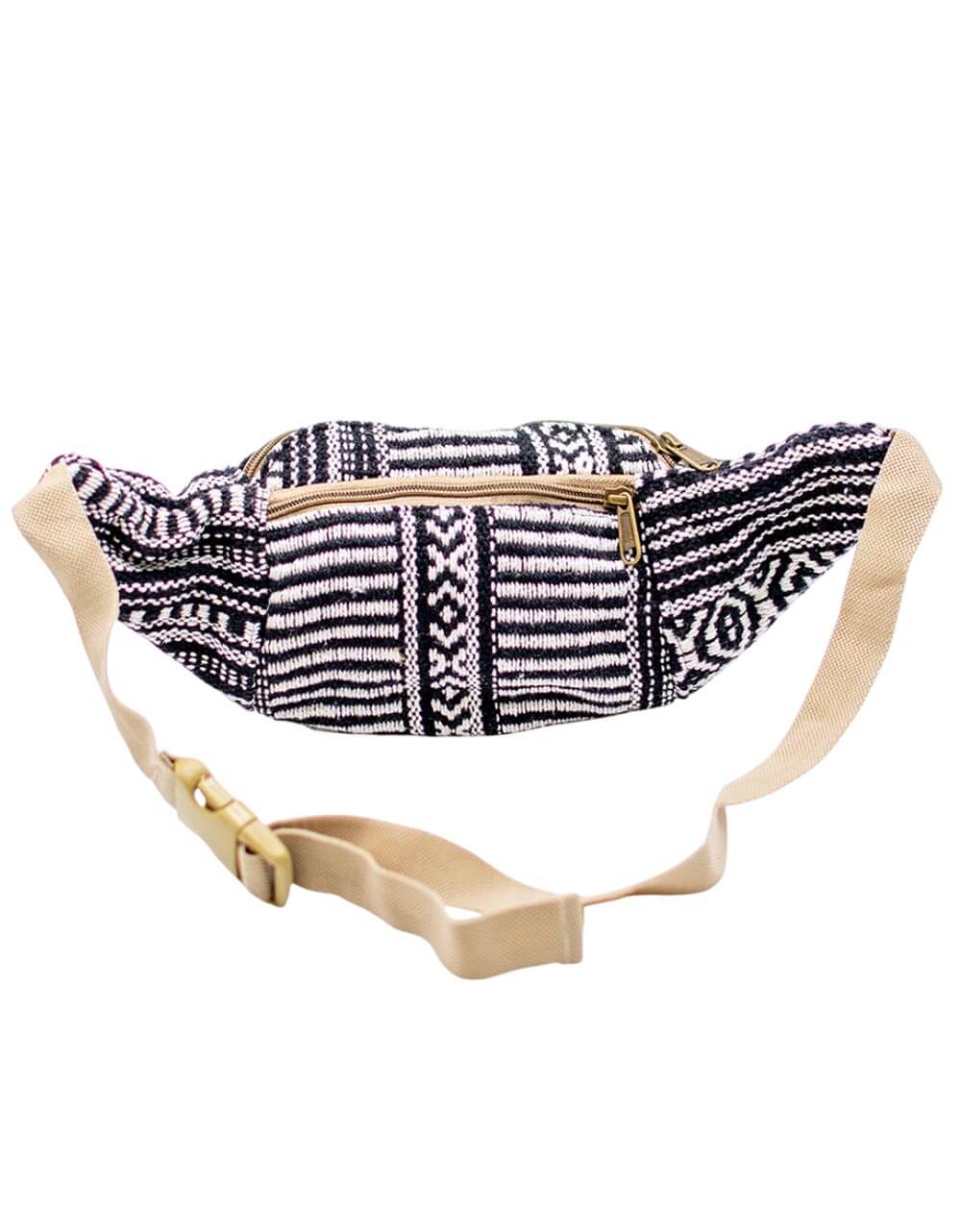 Kimago Look - Wholesale Belt Bag - Unisex - Unisex Authentic Hemp Fanny Pack - BRÑ00133
