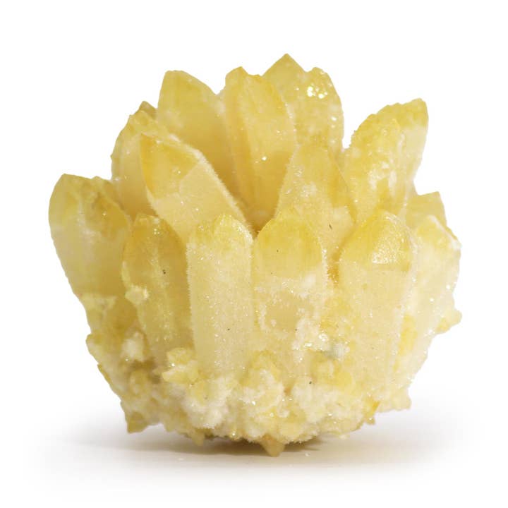 Grappolo di quarzo giallo (circa 250-300 g 8 cm) per la vendita all'ingrosso da parte di AW Artisan