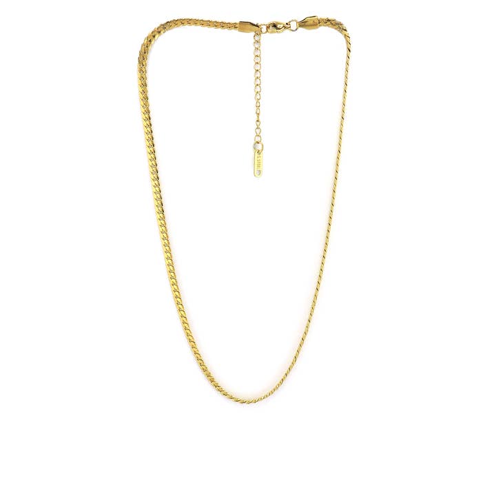 Collar Baia de Acero Inoxidable Chapado en Oro de 18k para venta al por mayor de Lost in Bali