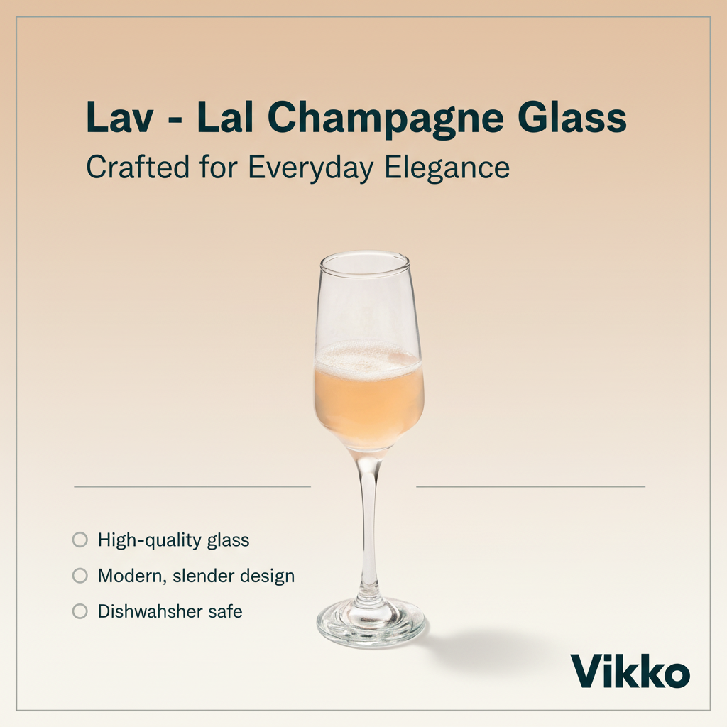 Kadra Kitchenware - Vente Flûtes de champagne - Coupe à champagne Lav - Lal3