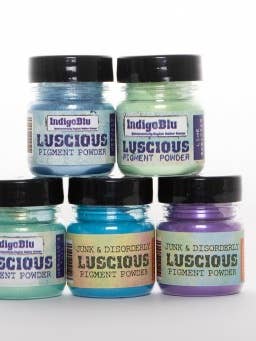 Saftig Pigment Pulver - Havfrue Sæt (5x25ml) for engroshandel hos IndigoBlu