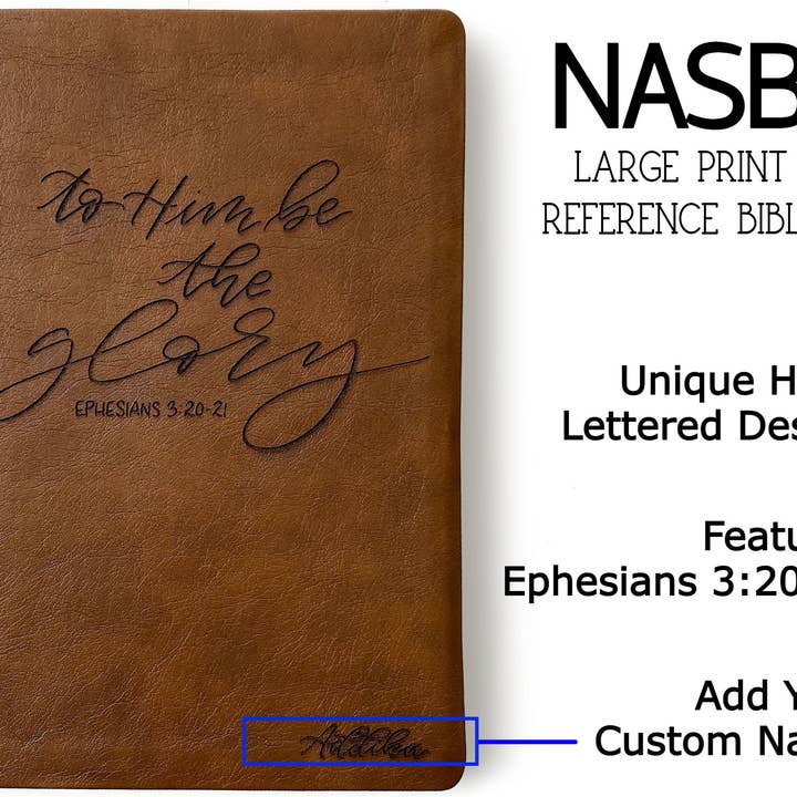 Joy Creative Bibles - Wholesale Religion - NASB Large Print Bible - Ephesians 3:20-213