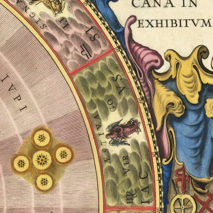 OldCityPrints - Old Maps and Posters - Wholesale Poster - Old Celestial Map Vintage Astronomic Chart 1708 Copernicus Solar System | Sky Stars Wall Art Print | Large Poster Print | Home Decor Wall Art2