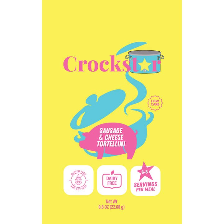 Crockstar Dinner Club - Wholesale Shelf Stable Prepared Meal - Sausage & Cheese Tortellini0