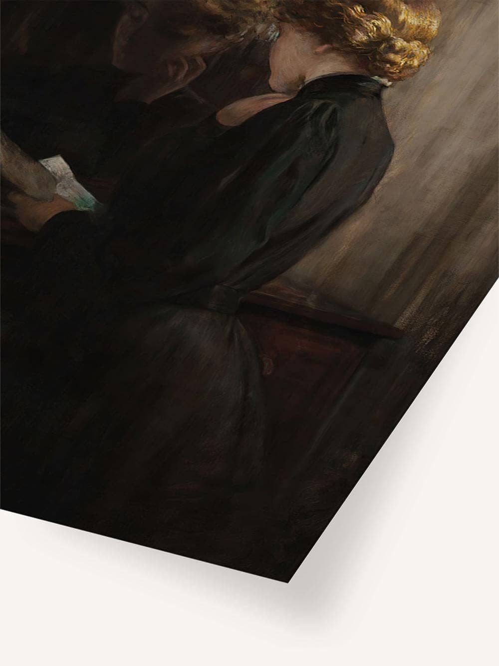 Modern Antique Prints - Wholesale Art Print - The Letter – Dark Academia Portrait3