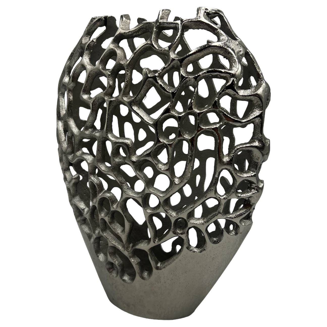 2626 Designs - Wholesale Vase - Aluminum Hollow-carved Birds Nest Flower Vase1