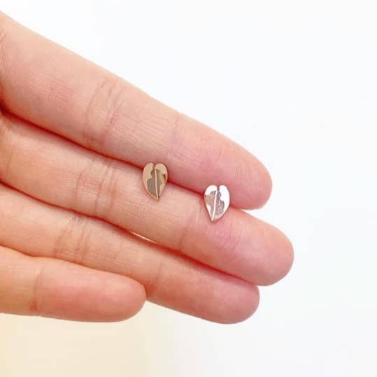 Dainty Little Tiny Things - Wholesale Knopjes/oorstekers - Pink Princess & White Knight Ph Plant Studs | Hypoallergeen3