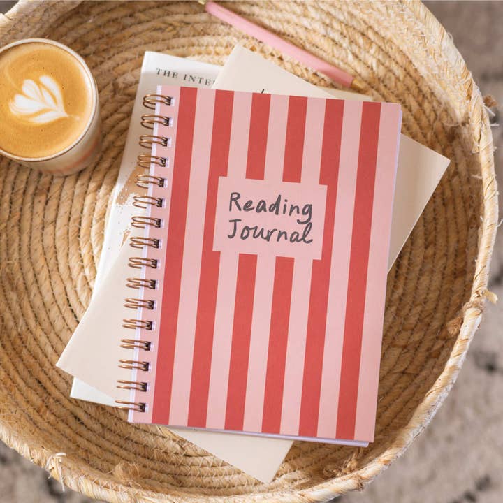 Reading Journal A5 | Deckchair Stripe | Hardcover and other Purchase wholesale paper lounge. Free returns & net 60 terms on Faire trending on Faire.