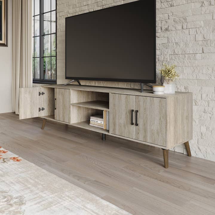 Home Design - Wholesale Console Table - Home Design Juneau 71" TV Stand11