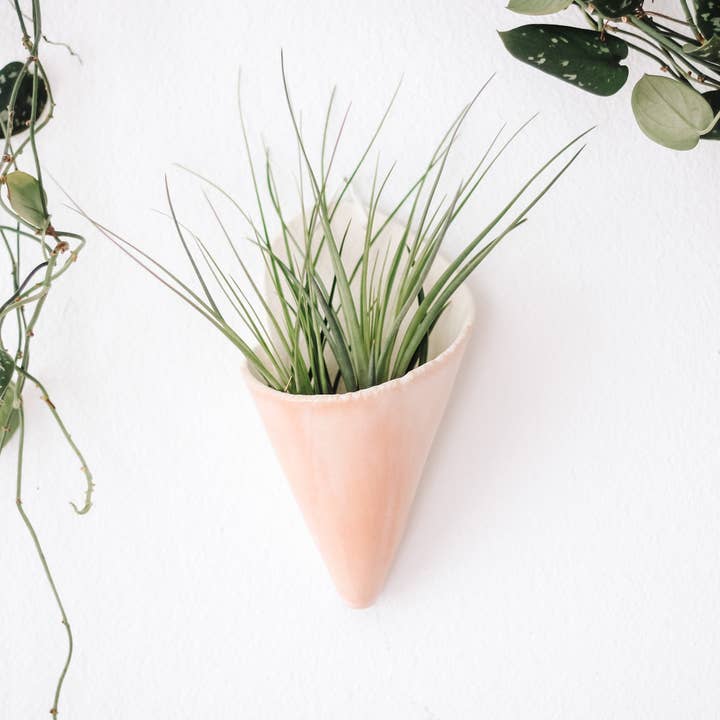 Carter & Rose - Wholesale Hanging Planter - Large Ceramic Cone