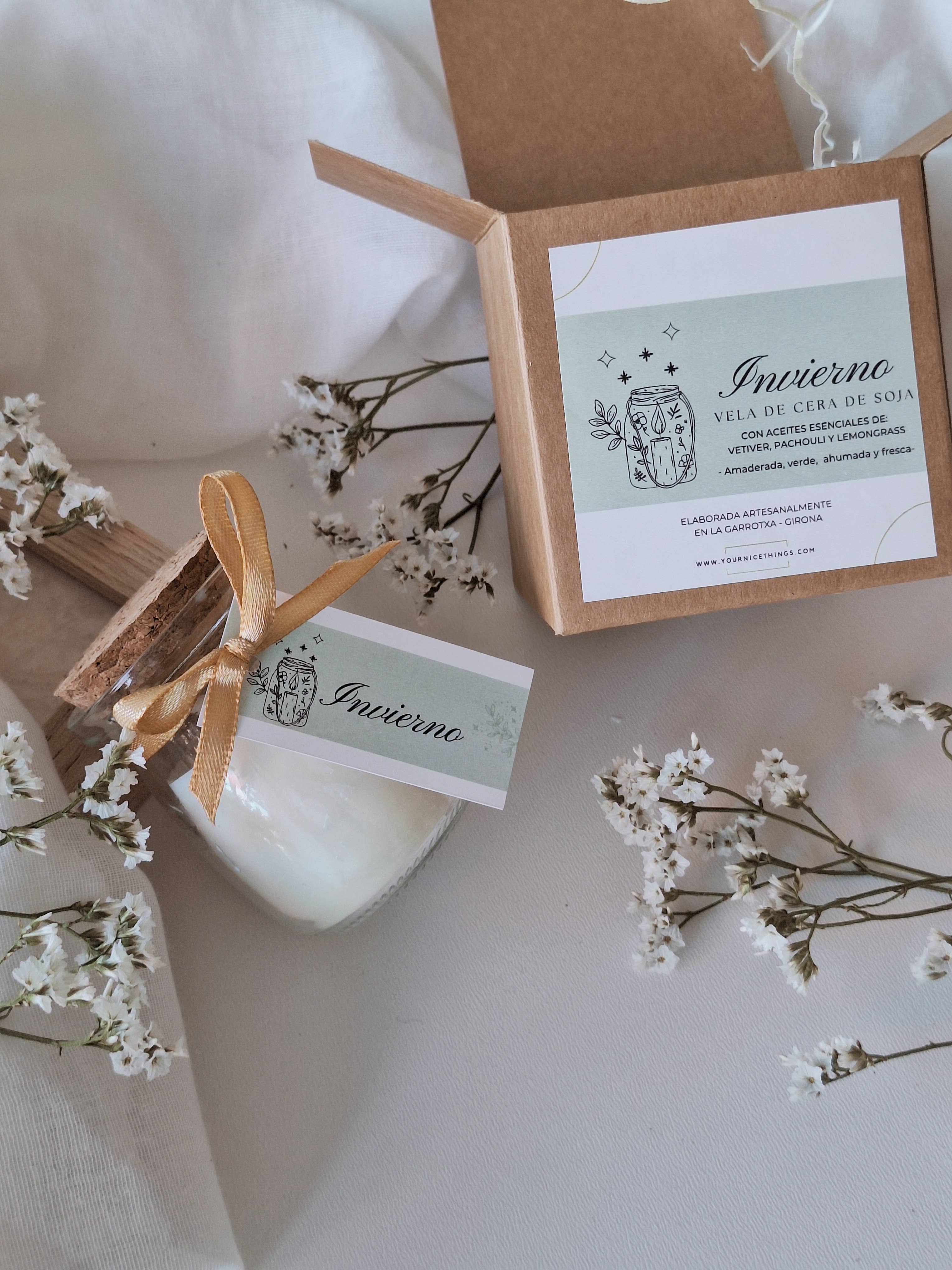 Your Nice Things - Candles - - Vendita all'ingrosso Candela in vasetto - Candela di soia in barattolo di vetro vetiver, patchouli e lemongrass1