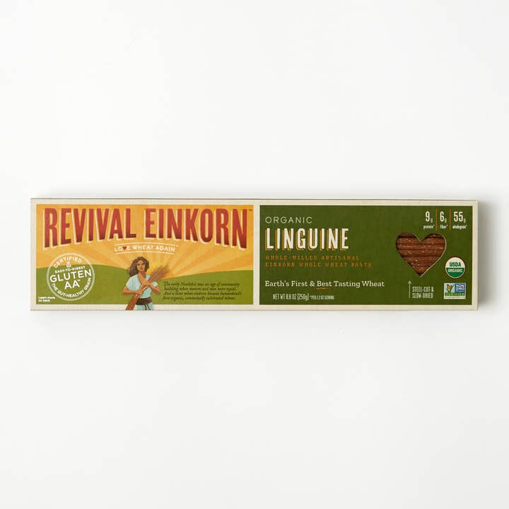 Revival Einkorn - Wholesale Pasta - Organic Einkorn Linguine2