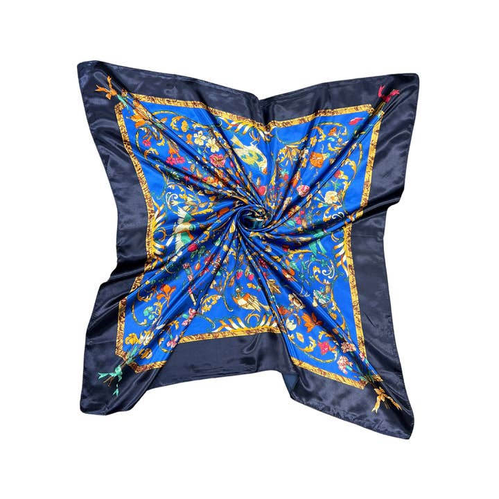 Lili Scarves (US Duty Free) - Wholesale Scarf - Women's - Bird Pattern Silk Touch Square Scarf18