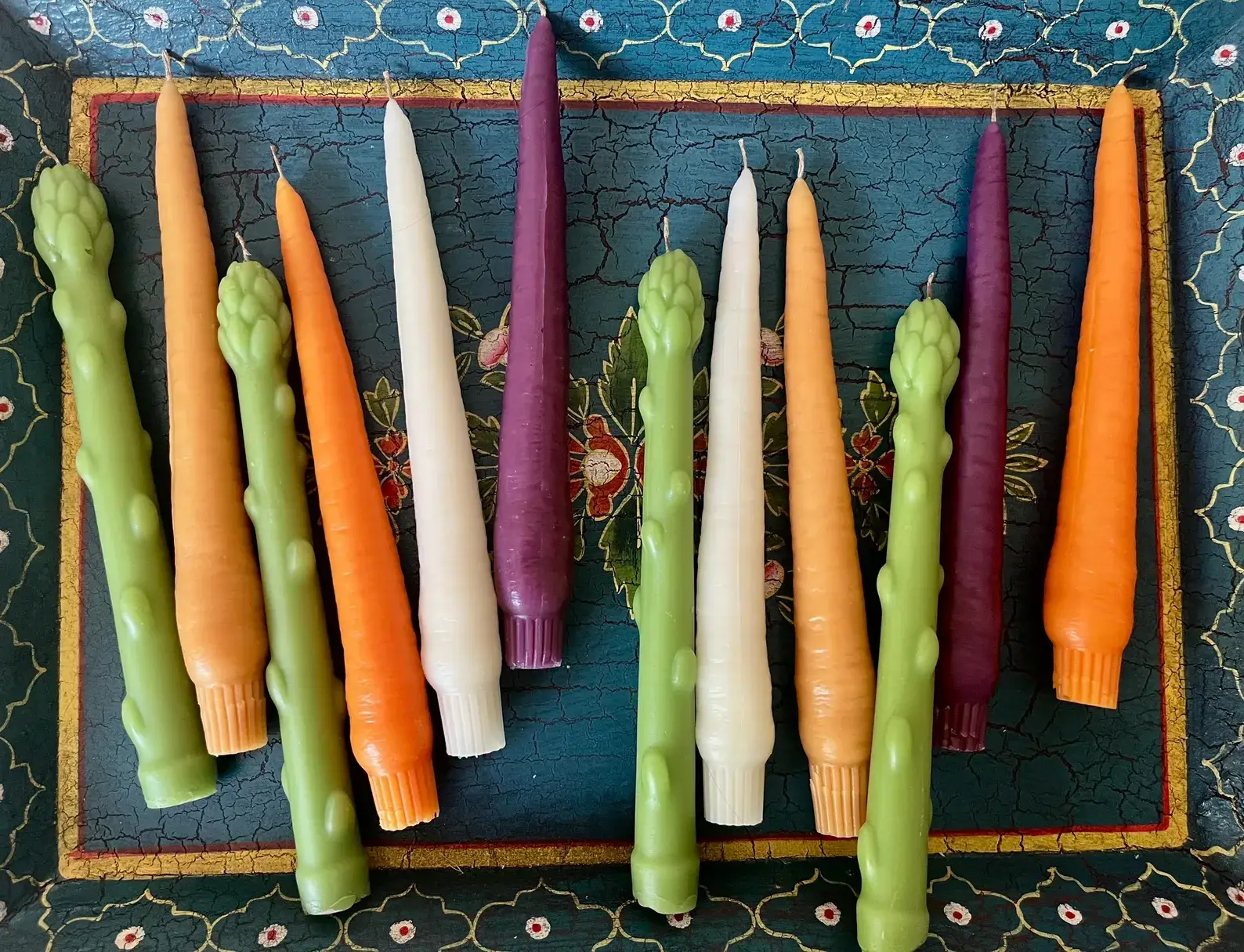 Wicksburgh - Wholesale Tapered Candle/Candlestick - Carrot Beeswax Taper Candle5