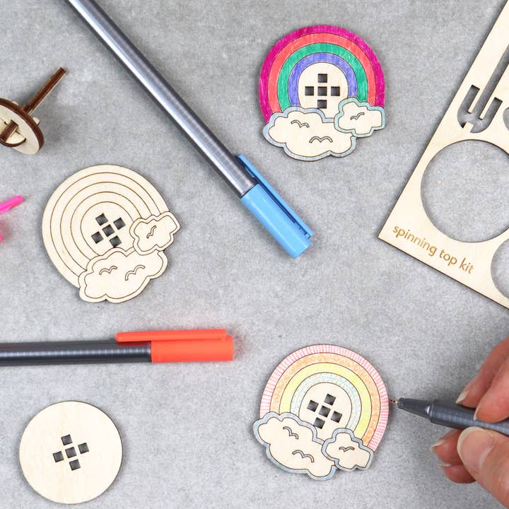 Bright Beam Goods - Vente Kit de bricolage - Kit de toupie du système solaire1