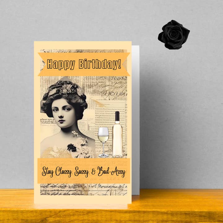 PM Mavens "Stay Classy" Greeting Card for wholesale by Periphery Mill