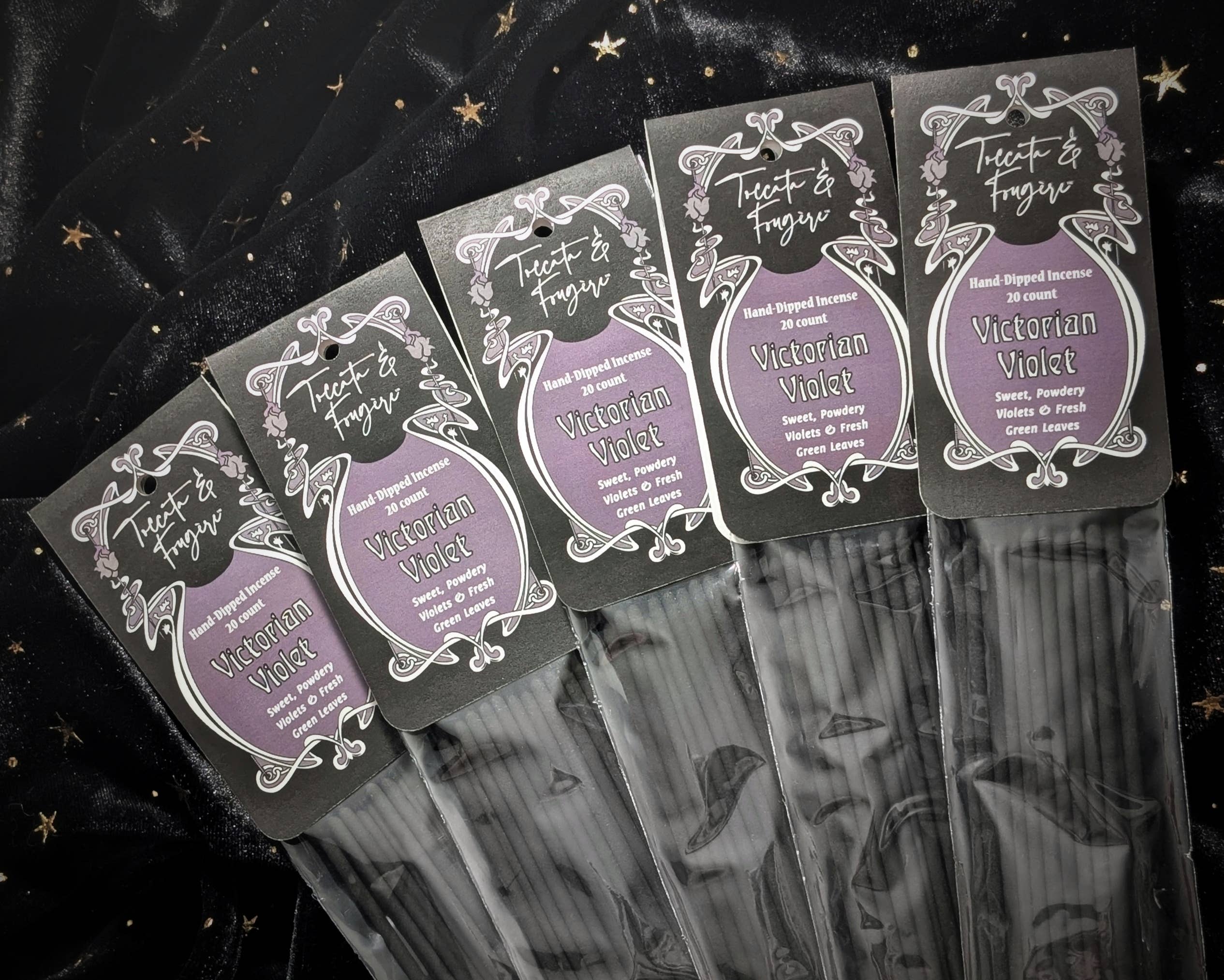 Toccata & Fougère - Wholesale Incense - Toccata & Fougère™ Victorian Violet Hand-Dipped Incense1
