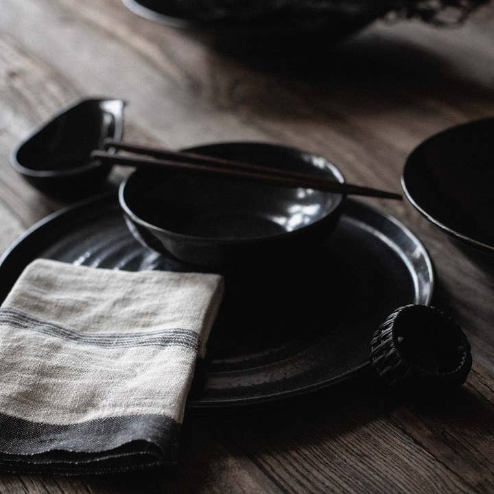 Tell Me More - Wholesale Dinner & Cloth Napkin - Thea napkin - denim stripe