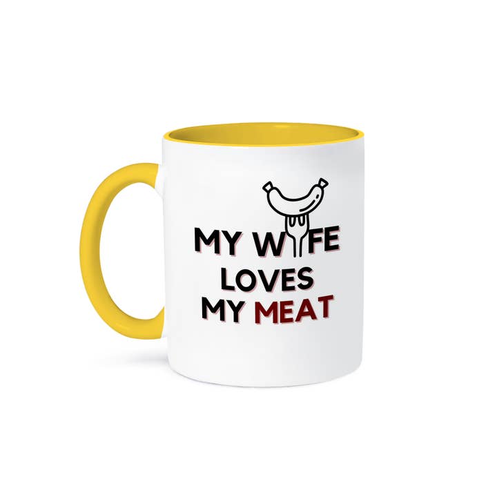 3dRose - Wholesale Coffee Mug - 3dRose, Text of My Wife Loves My Meat, Mug