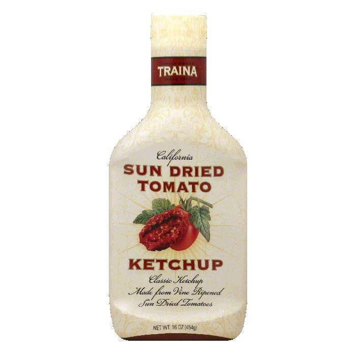 KeHE Distributors, LLC - Wholesale Mustard - Traina California Sun Dried Tomato Ketchup, 16 Oz (Pack of 6)