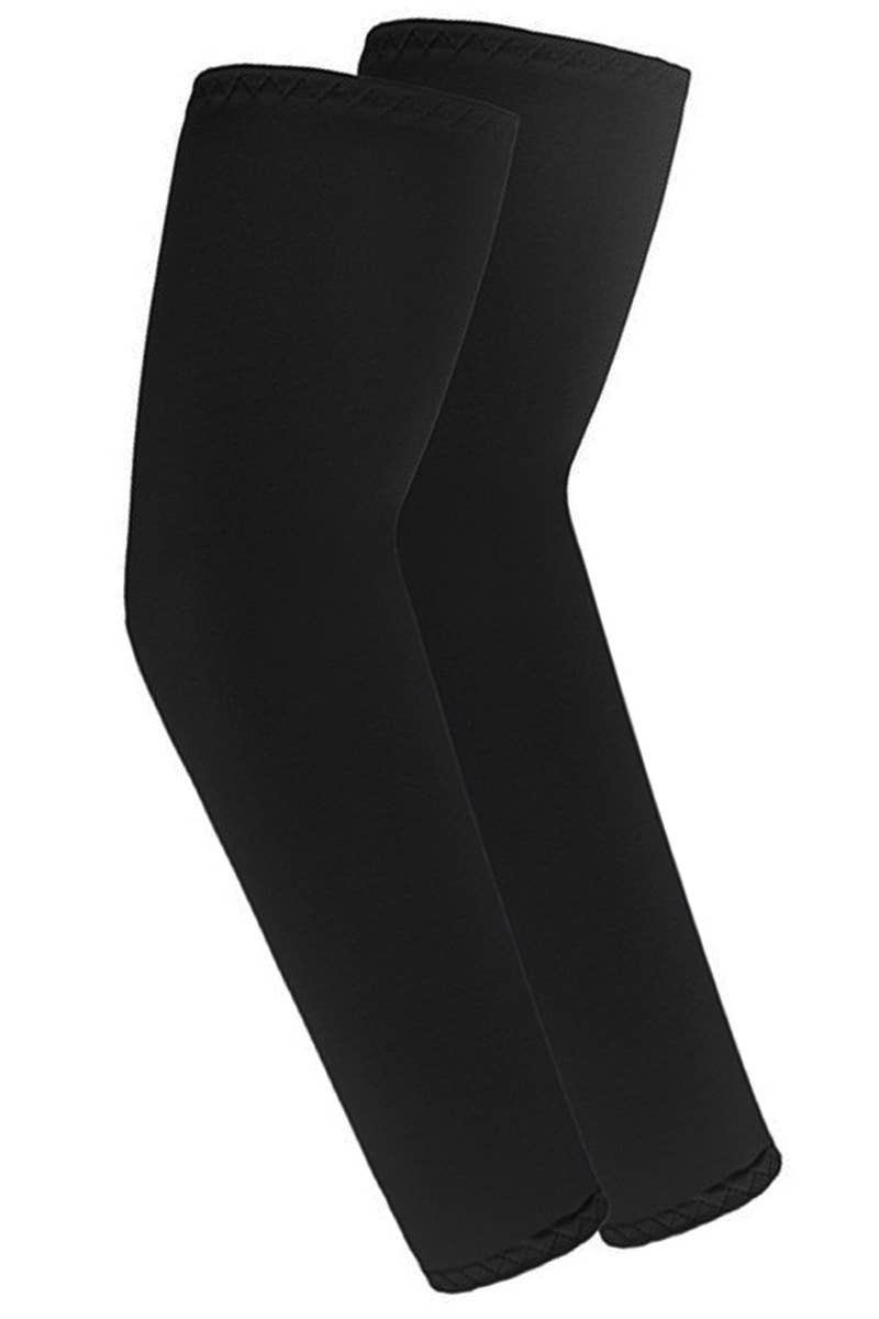 Cap Zone - Wholesale Sporting Accessories - Solid Color Unisex Elastic Solar UV Protector Arm Sleeves3